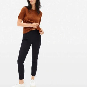 Everlane The Side Zip Pants Black High Rise Tapered Ankle Business 2 Women’s